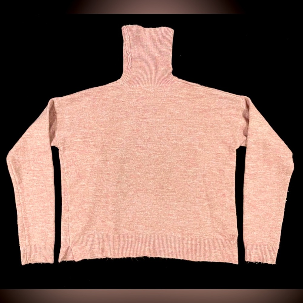 pink garage knit turtleneck sweater - Picture 2 of 4